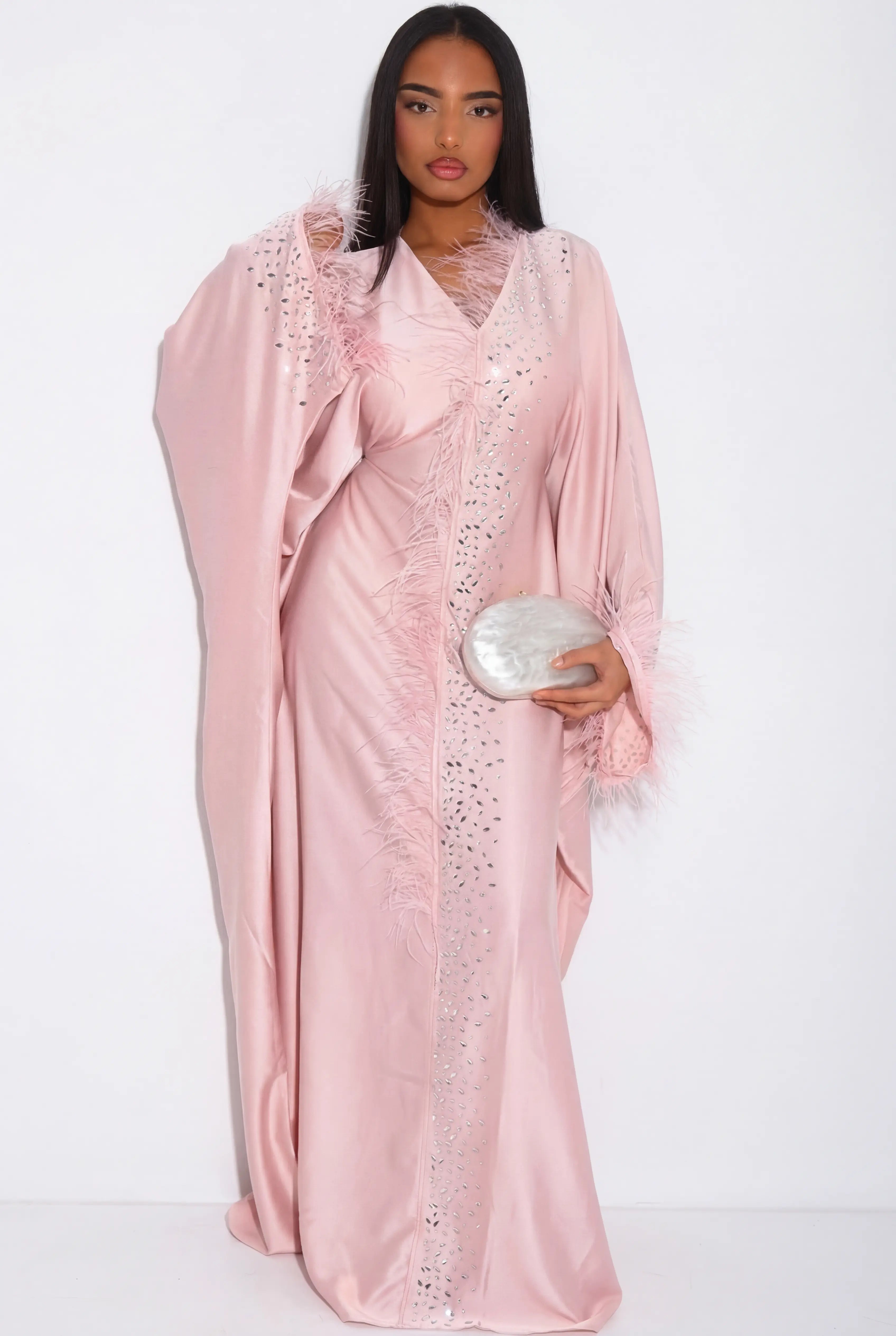Novera | Viral Abaya mit Kristallen